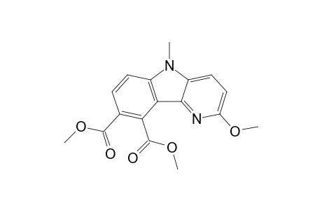 Dimethyl 2-methoxy-5-methylpyrido[3,2-b]indole-8,9-dicarboxylate