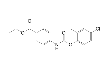 ethyl 4-{[(4-chloro-2,6-dimethylphenoxy)carbonyl]amino}benzoate