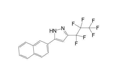 5-(naphthalen-2-yl)-3-(perfluoropropyl)-1H-pyrazole