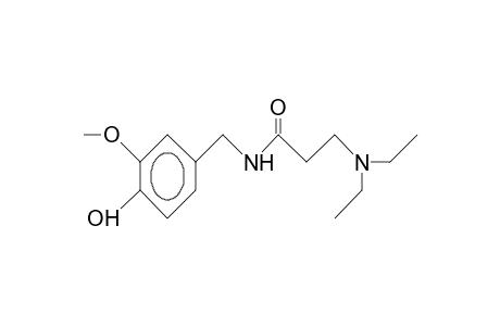 3-Diethylamino-N-(4-hydroxy-3-methoxy-benzyl)-propionamide