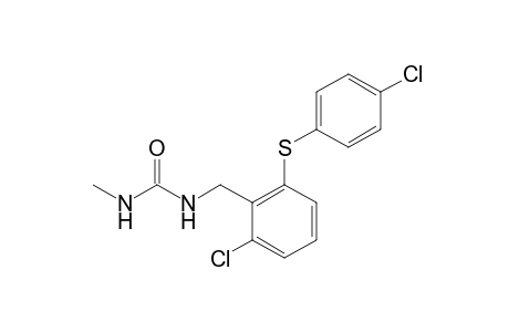 1-{2-chloro-6-[(p-chlorophenyl)thio]benzyl}-3-methylurea