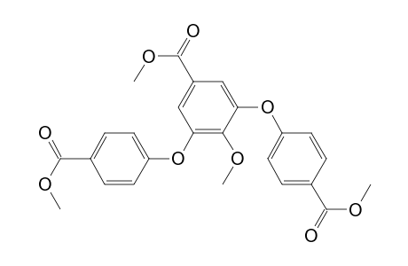 Benzoic acid, 4-methoxy-3,5-bis[4-(methoxycarbonyl)phenoxy]-, methyl ester