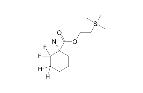 (-)-2-(TRIMETHYLSILYL)-ETHYL-(1S)-1-AMINO-2,2-DIFLUOROCYCLOHEXANE-1-CARBOXYLATE
