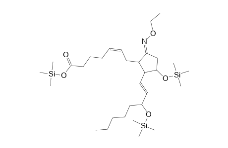Prosta-5,13-dien-1-oic acid, 9-(ethoxyimino)-11,15-bis[(trimethylsilyl)oxy]-, trimethylsilyl ester, (5Z,9E,11.alpha.,13E,15S)-
