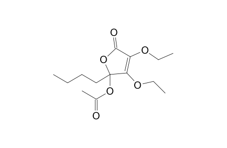 (2-butyl-3,4-diethoxy-5-oxidanylidene-furan-2-yl) ethanoate