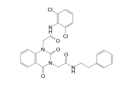 1,3-quinazolinediacetamide, N~1~-(2,6-dichlorophenyl)-1,2,3,4-tetrahydro-2,4-dioxo-N~3~-(2-phenylethyl)-