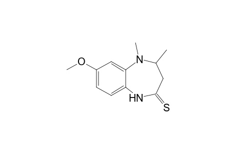 4,5-Dimethyl-7-methoxy-1,3,4,5-tetrahydro-2H-1,5-benzodiazepine-2-thione