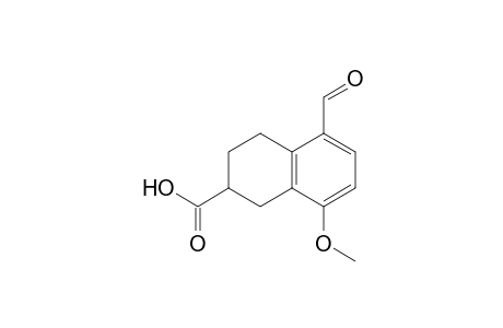 5-Formyl-8-methoxy-1,2,3,4-tetrahydronaphthalene-2-carboxylic acid