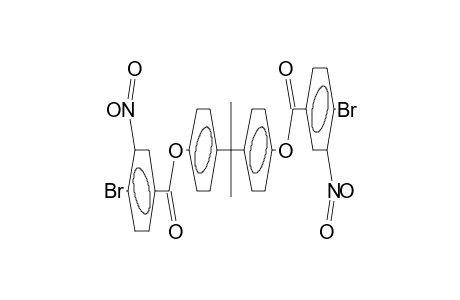 2,2-bis[4-(3-nitro-4-bromobenzoyloxy)phenyl]propane