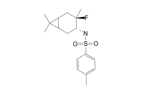 N-(4-Fluoro-4,7,7-trimethylbicyclo[4.1.0]hept-3-yl)-4-methylbenzenesulfonamide