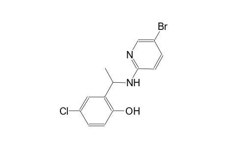2-{1-[(5-bromo-2-pyridinyl)amino]ethyl}-4-chlorophenol
