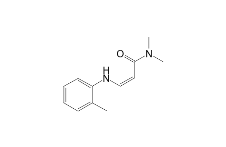 (Z)-N,N-dimethyl-3-(o-tolylamino)acrylamide