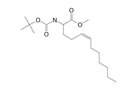 METHYL-CIS-2-(TERT.-BUTOXYCARBONYAMINO)-DODEC-5-ENOATE