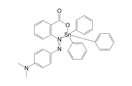 {{o-{[p-(dimethylamino)phenyl]azo}benzoyl}oxy}triphenylstann