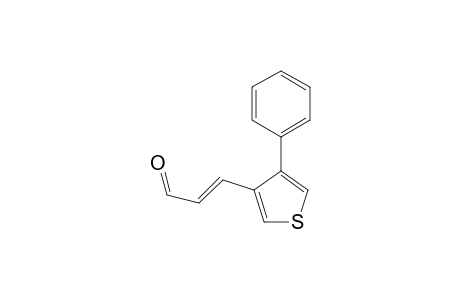 (E)-3-(4-phenyl-3-thienyl)acrolein