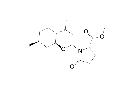 (S)-1-((1S,2R,5S)-2-Isopropyl-5-methyl-cyclohexyloxymethyl)-5-oxo-pyrrolidine-2-carboxylic acid methyl es ter