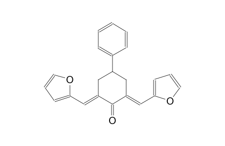 cyclohexanone, 2,6-bis(2-furanylmethylene)-4-phenyl-, (2E,6E)-
