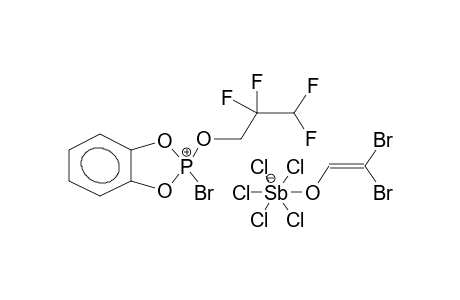 2-(2,2,3,3-TETRAFLUOROPROPOXY)-2-BROMO-4,5-BENZO-1,3,2-DIOXAPHOSPHOLANONIUM PENTACHLORO(2,2-DIBROMOVINYLOXY)ANTIMONATE