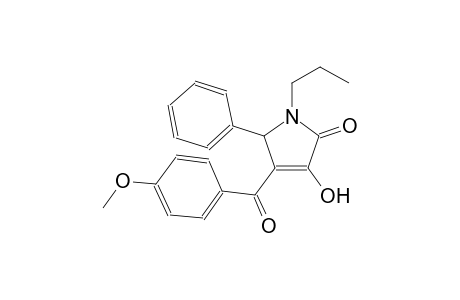3-hydroxy-4-(4-methoxybenzoyl)-5-phenyl-1-propyl-1,5-dihydro-2H-pyrrol-2-one