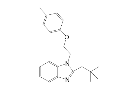1H-benzimidazole, 2-(2,2-dimethylpropyl)-1-[2-(4-methylphenoxy)ethyl]-