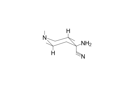 BETA-4-AMINO-1,2,5-TRIMETHYL-4-CYANOPIPERIDINE