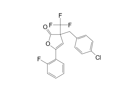 3-(4-CHLOROBENZYL)-5-(2-FLUOROPHENYL)-3-TRIFLUOROMETHYL-2(3H)-FURANONE