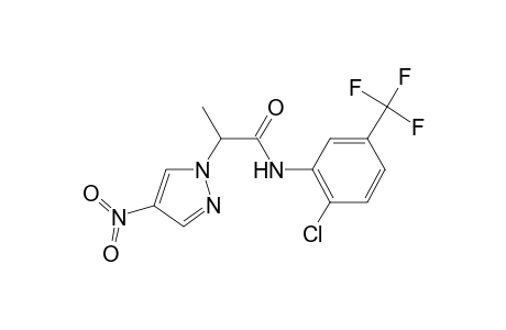 1H-Pyrazole-1-acetamide, N-[2-chloro-5-(trifluoromethyl)phenyl]-.alpha.-methyl-4-nitro-