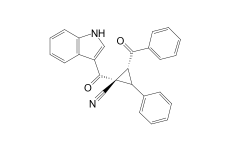 Trans-2-benzoyl-1-(1H-indole-3-carbonyl)-3-phenyl-cyclopropanecarbonitrile