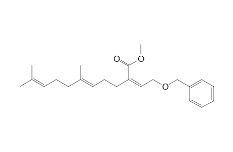 (2(1')E,5E)-Methyl 2-(2'-benzyloxyethylidene)-6,10-dimethyl-5,9-undecadienoate