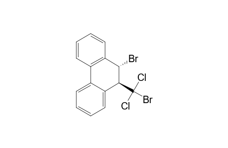 Phenanthrene, 9-bromo-10-(bromodichloromethyl)-9,10-dihydro-, trans-
