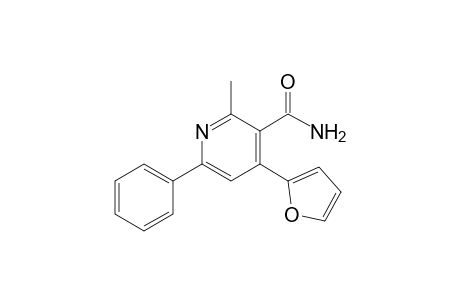 4-(2-furanyl)-2-methyl-6-phenyl-3-pyridinecarboxamide