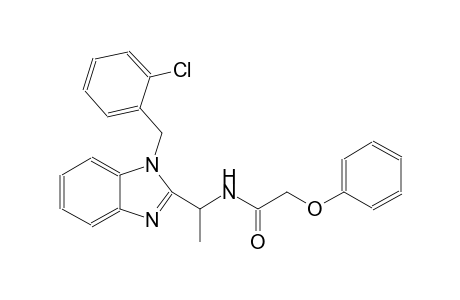 acetamide, N-[1-[1-[(2-chlorophenyl)methyl]-1H-benzimidazol-2-yl]ethyl]-2-phenoxy-