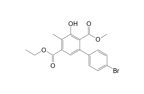 5-Ethyl 2-Methyl 4'-Bromo-3-hydroxy-4-methylbiphenyl-2,5-dicarboxylate