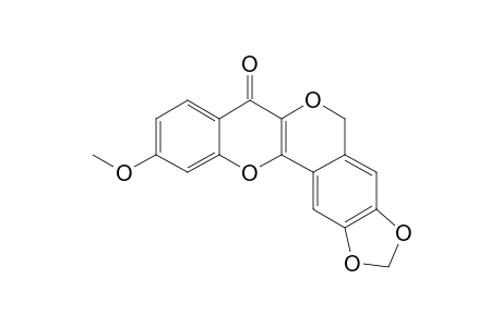 3,4-METHYLENEDIOXY-10-METHOXY-7-OXO-[2]-BENZOPYRAN-[4,3-B]-BENZOPYRAN
