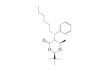 (1'S,2R,5R,6R)-2-TERT.-BUTYL-6-METHYL-5-(1'-PHENYLHEPTYL)-1,3-DIOXAN-4-ONE