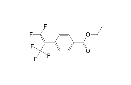 4-(1,1,3,3,3-pentafluoroprop-1-en-2-yl)benzoic acid ethyl ester