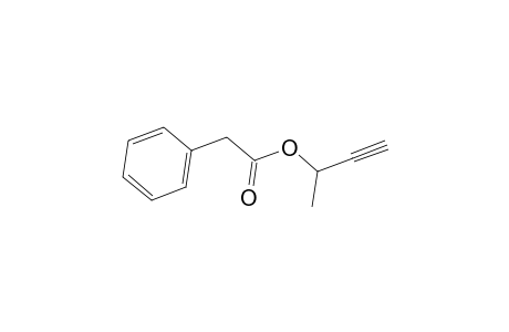 Benzeneacetic acid, 1-methyl-2-propynyl ester
