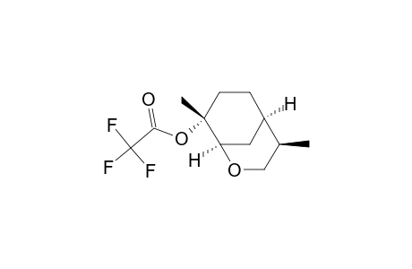 (1R,4R,5R,8R)-4,8-dimethyl-8-trifluoroacetoxy-2-oxabicyclo[3.3.1]nonane