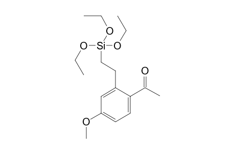 4-Methoxy-2-[2-(triethoxysilyl)ethyl]acetophenone