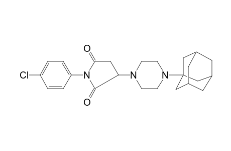 3-[4-(1-adamantyl)-1-piperazinyl]-1-(4-chlorophenyl)pyrrolidine-2,5-dione