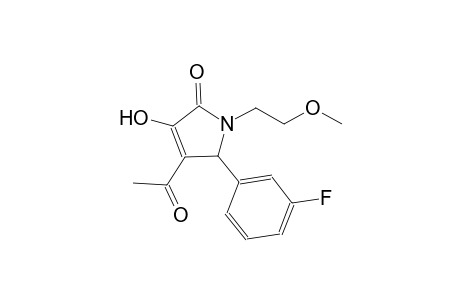 4-acetyl-5-(3-fluorophenyl)-3-hydroxy-1-(2-methoxyethyl)-1,5-dihydro-2H-pyrrol-2-one