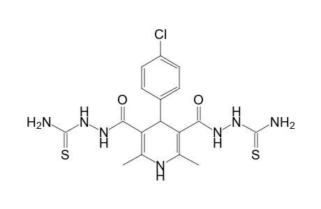 2,2'-{[4-(4-chlorophenyl)-2,6-dimethyl-1,4-dihydropyridine-3,5-diyl]dicarbonyl}dihydrazinecarbothioamide