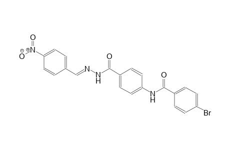 benzoic acid, 4-[(4-bromobenzoyl)amino]-, 2-[(E)-(4-nitrophenyl)methylidene]hydrazide