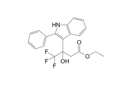 Ethyl 4,4,4-trifluoro-3-hydroxy-3-(2-phenyl-1H-indol-3-yl)butanoate