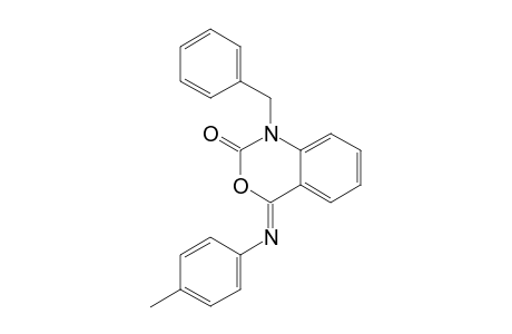 (Z)-1-BENZYL-4-(4-TOYLIMINO)-1,4-DIHYDRO-2H-3,1-BENZOXAZIN-2-ONE