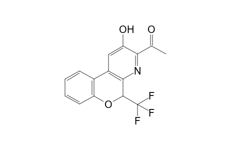 3-Acetyl-2-hydroxy-5-(trifluoromethyl)-5H-chromeno[3,4-b]pyridine