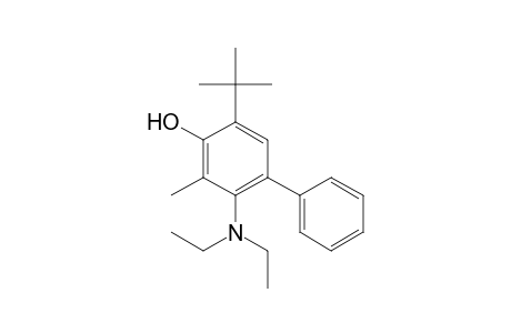 2-tert-Butyl-5-diethylamino-6-methyl-4-phenylphenol