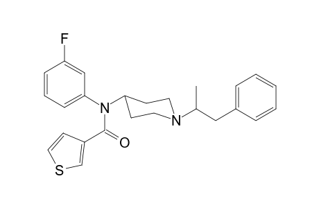 N-3-Fluorophenyl-N-[1-(1-phenylpropan-2-yl)piperidin-4-yl]-thiophene-3-carboxamide