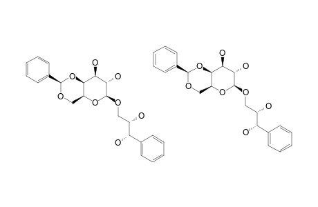 2,3-DIHYDROXY-3-PHENYLPROPYL-4,6-O-(S)-BENZYLIDENE-BETA-D-GALACTOPYRANOSIDE
