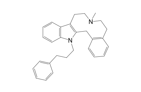 7-Methyl-14-(3-phenylpropyl)-6,7,8,9,14,15-hexahydro-5H-indolo[3,2-f][3]benzazecine